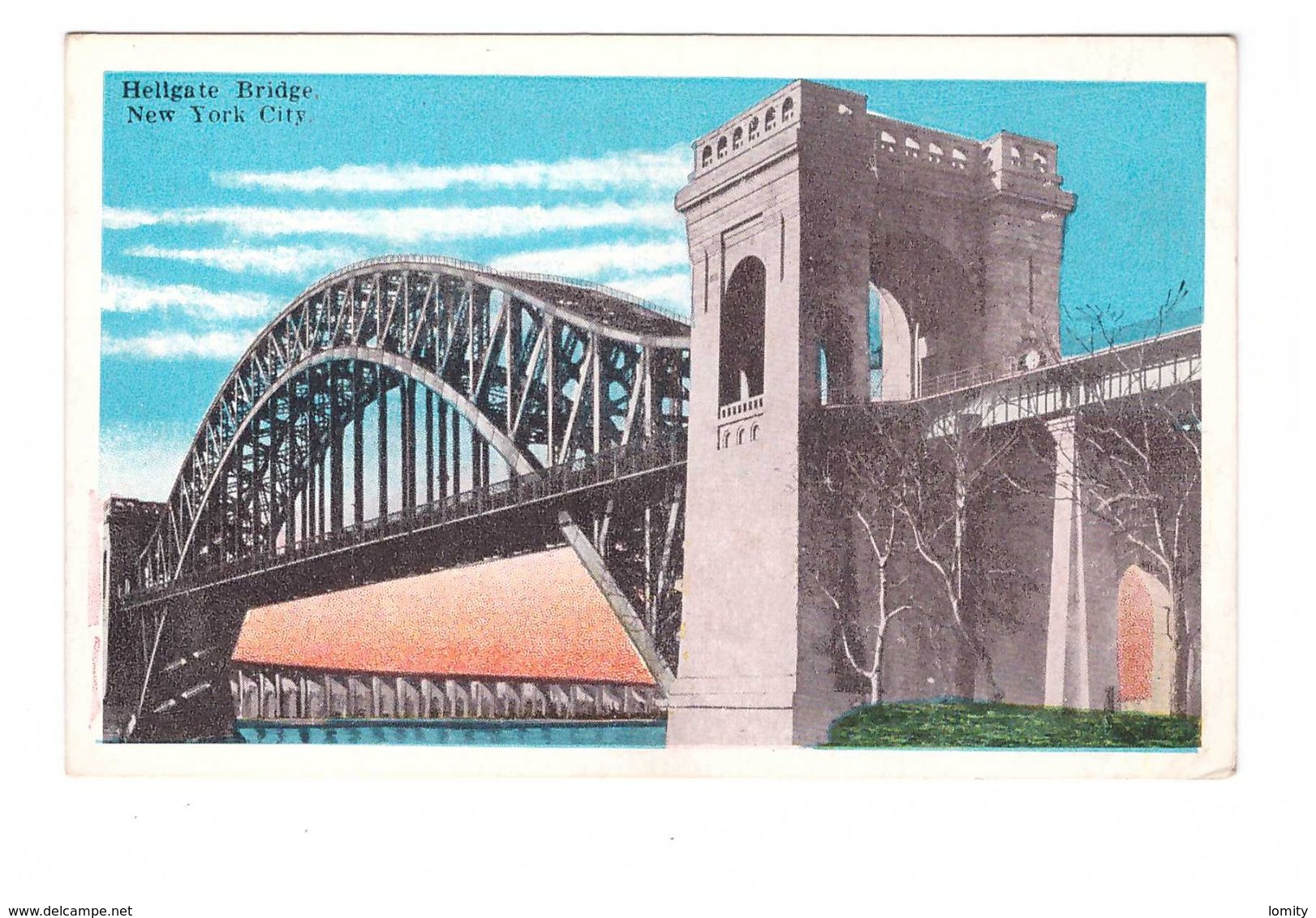 USA NY Hellgate Bridge New York City Pont Traversant East River Reliant Le Queens à Randall's Island - Ponts & Tunnels