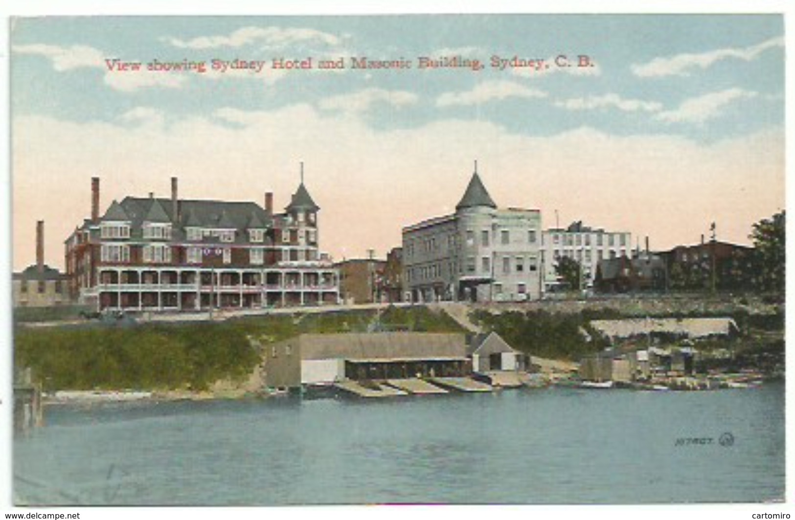 Amérique - Canada - Cape Breton - View Showing Sydney Hotel And Masonic Building - Cape Breton