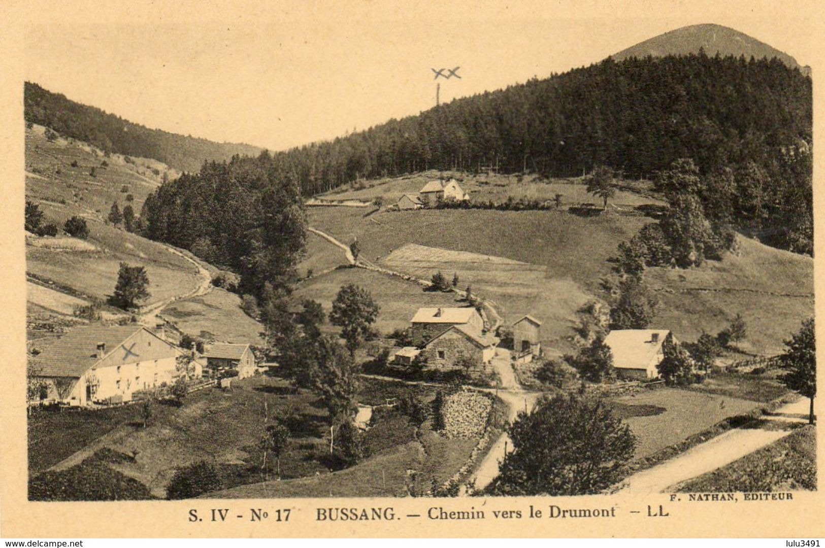 CPA - BUSSANG (88) - Aspect De La Ferme-Auberge(x) Et De La Maison Forestière(xx) Sur La Route Du Drumont - Années 30 - Bussang