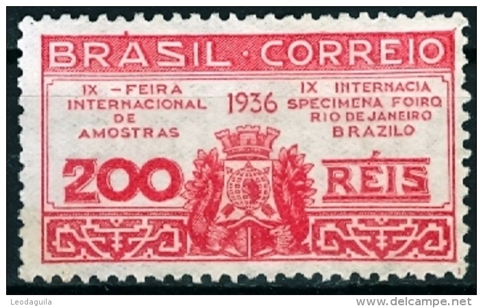 BRAZIL # 427  -   IX  INTERNATIONAL  FAIR OF SAMPLES AT  RIO DE JANEIRO - 1936  MNH - Unused Stamps