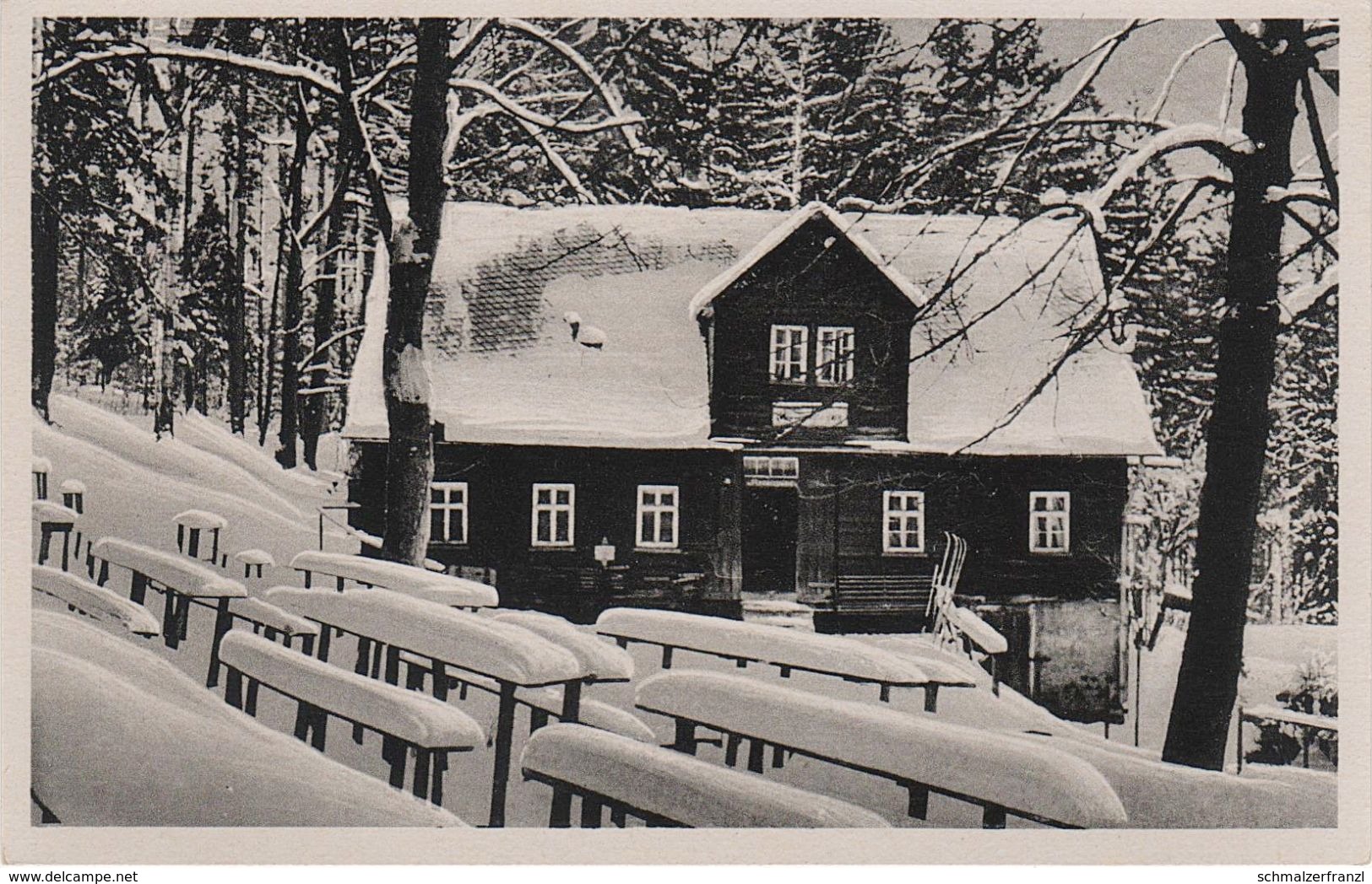 AK Köhlerhütte Gasthof A Fürstenbrunn Schwarzenberg Waschleithe Langenberg Grünhain Raschau Schwarzbach Erzgebirge - Gruenhain