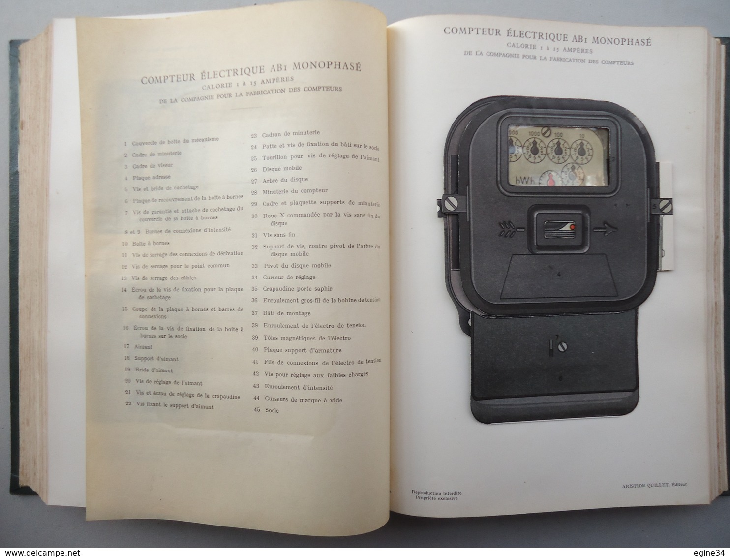 Librairie Aristide Quillet - Henri Desarces - Nouvelle Encyclopédie Pratique d'Electricité - 1939 -