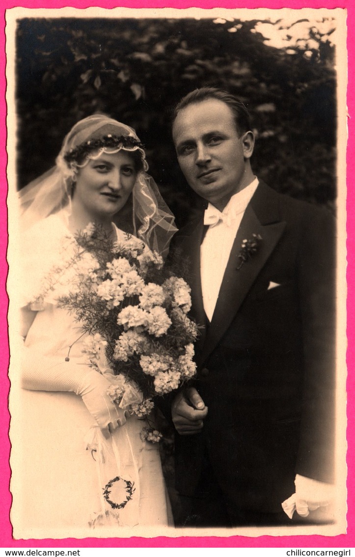 Carte Photo - Couple De Mariés - Mariage - ATELIER PHOTO MEIHNER STADTILM - Stadtilm