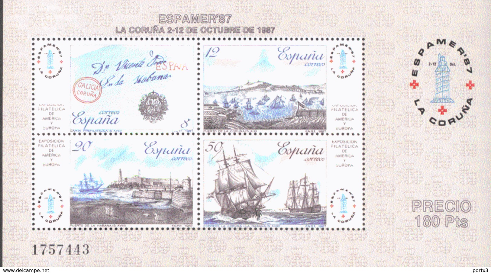 Spanien Block 30 Briefmarkenausstellung  ** MNH Postfrisch Neuf - Blocs & Hojas