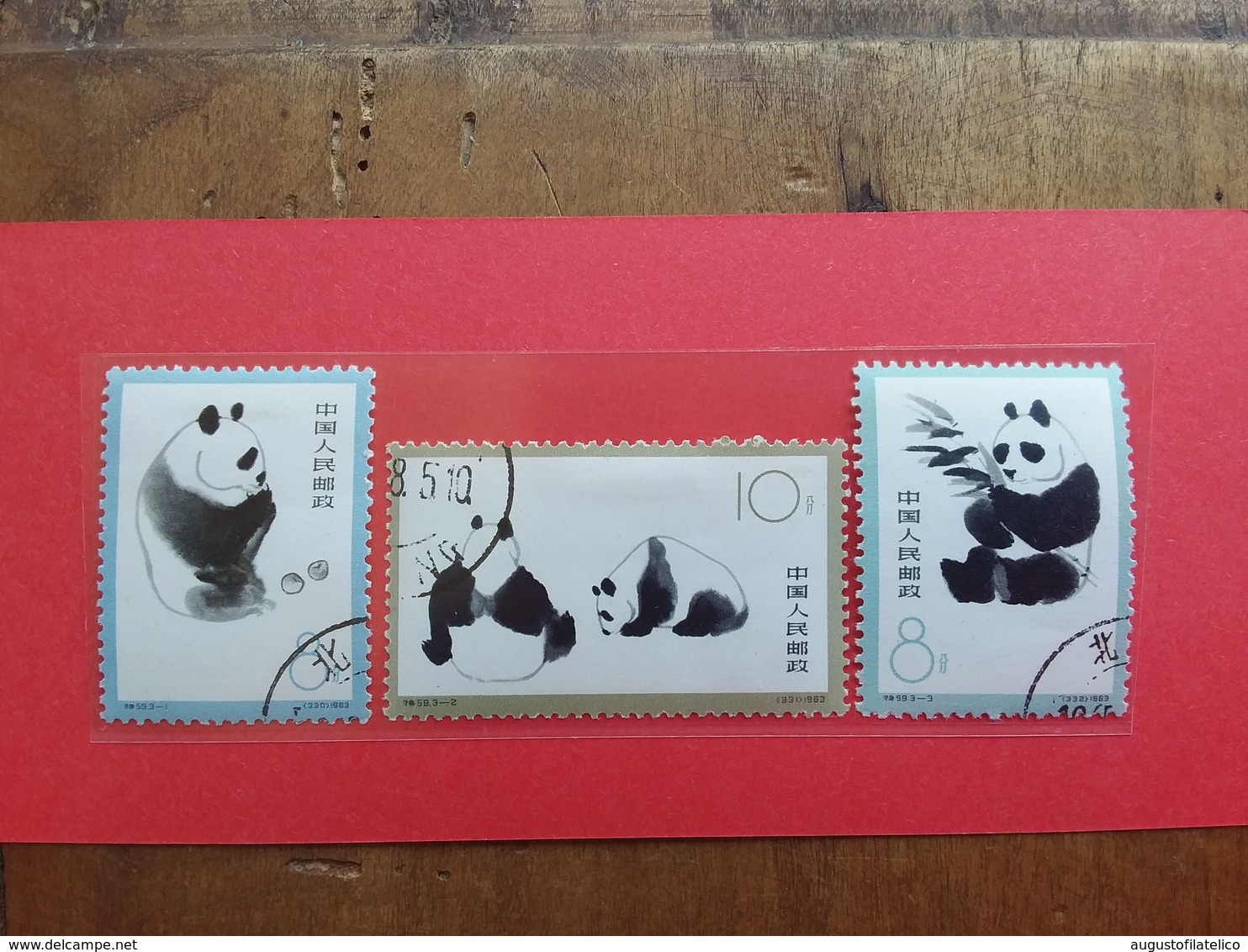 CINA - Panda Gigante - Serie Completa Timbrata + Spese Postali - Usati