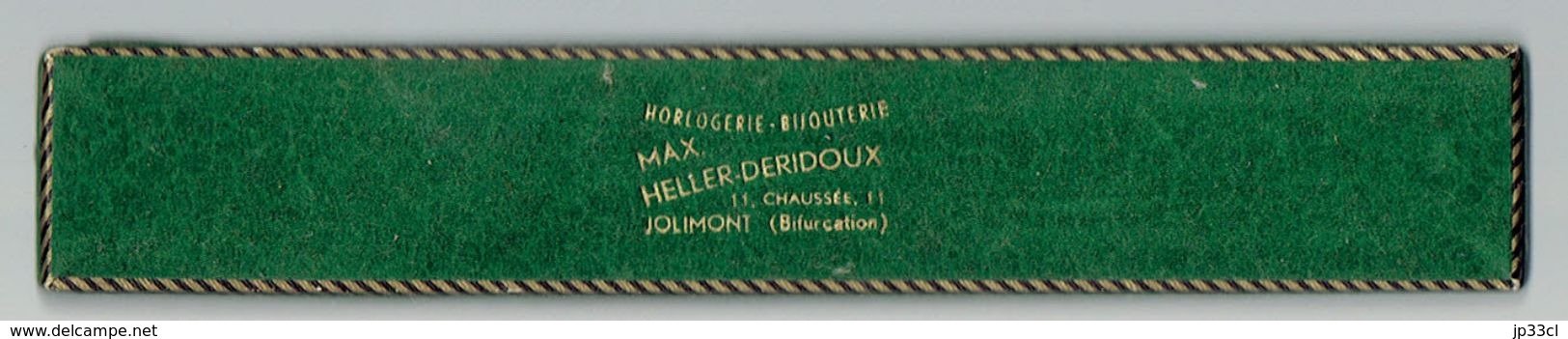 Souvenir De Jolimont Bois-d'Haine Ecrin De L'Horlogerie Bijouterie Max Heller Deridoux, 11, Chaussée (Bifurcation) - Materiali