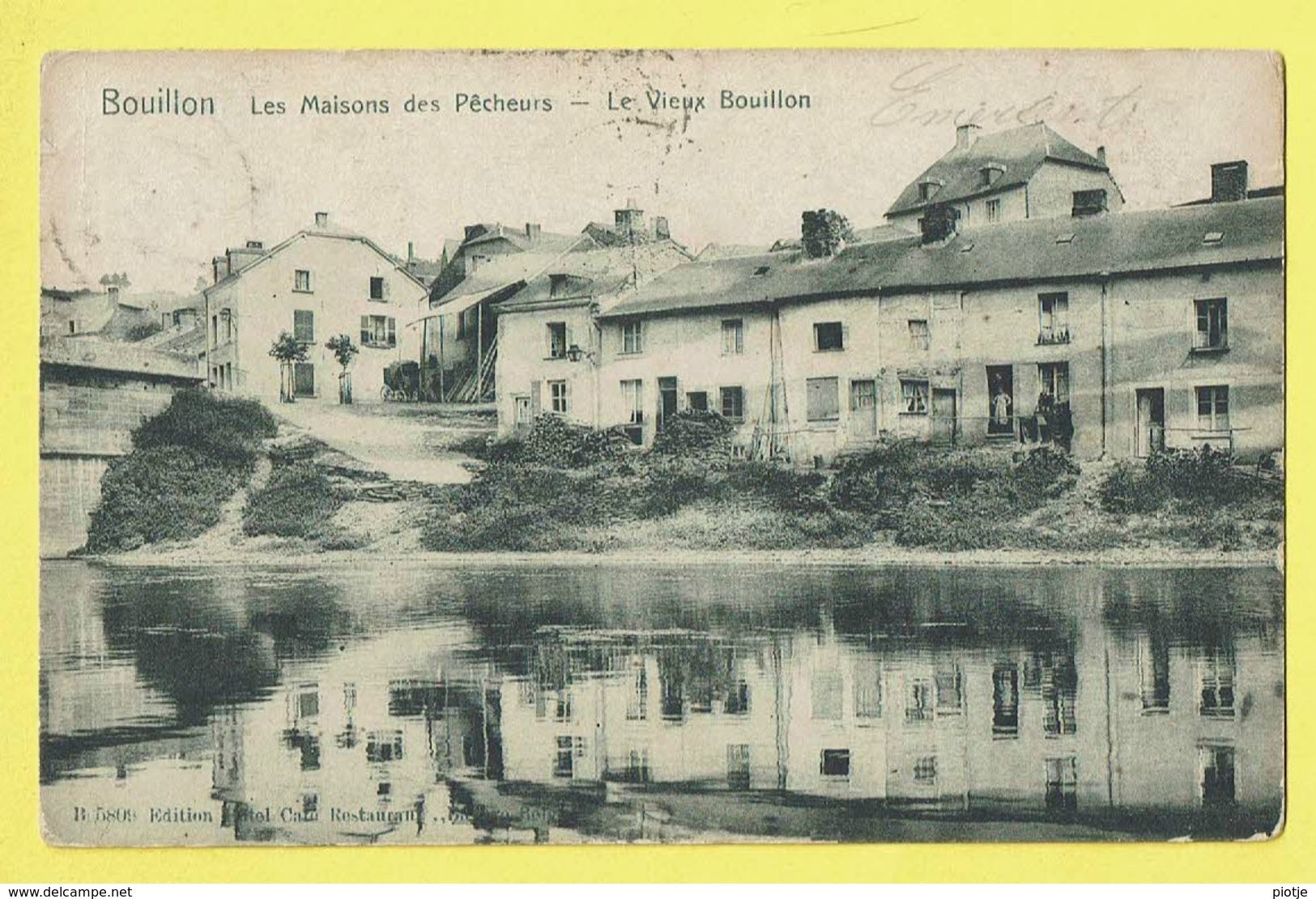 * Bouillon (Luxembourg - La Wallonie) * (Edition Hotel Café Restaurant, B 5809) Vieux Bouillon, Maisons Des Pecheurs - Bouillon