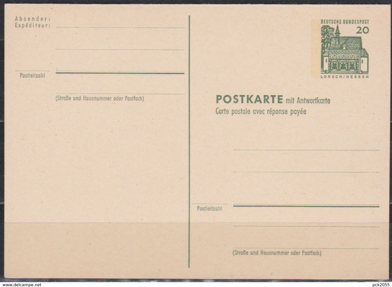 BRD Ganzsache 1966 MiNr. P 88 Mit Antwortpostkarte Ungelaufen ( D 5982 ) Günstige Versandkosten - Postkarten - Ungebraucht
