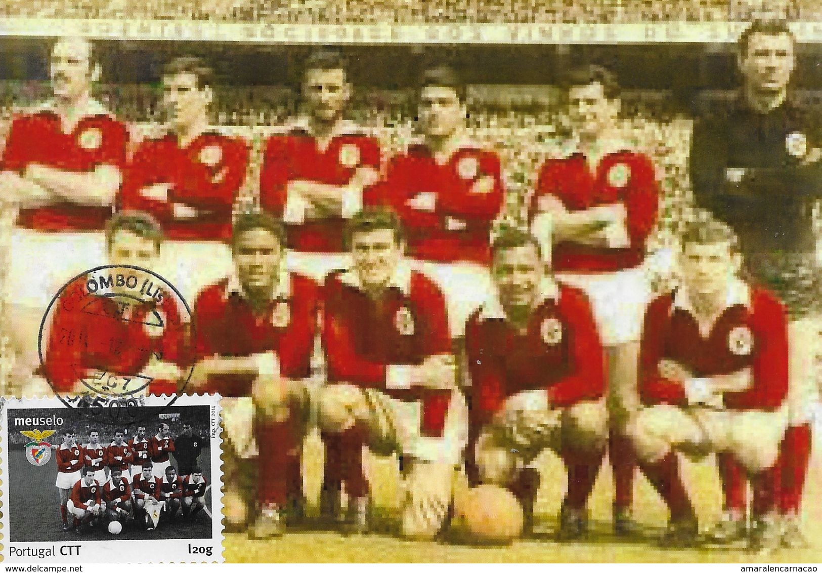 CARTE MAXIMUM - MAXIMUM CARD - PORTUGAL - SPORT LISBOA ET BENFICA - CHAMPION D'EUROPE 1960/61 ET 1962/63 - Famous Clubs