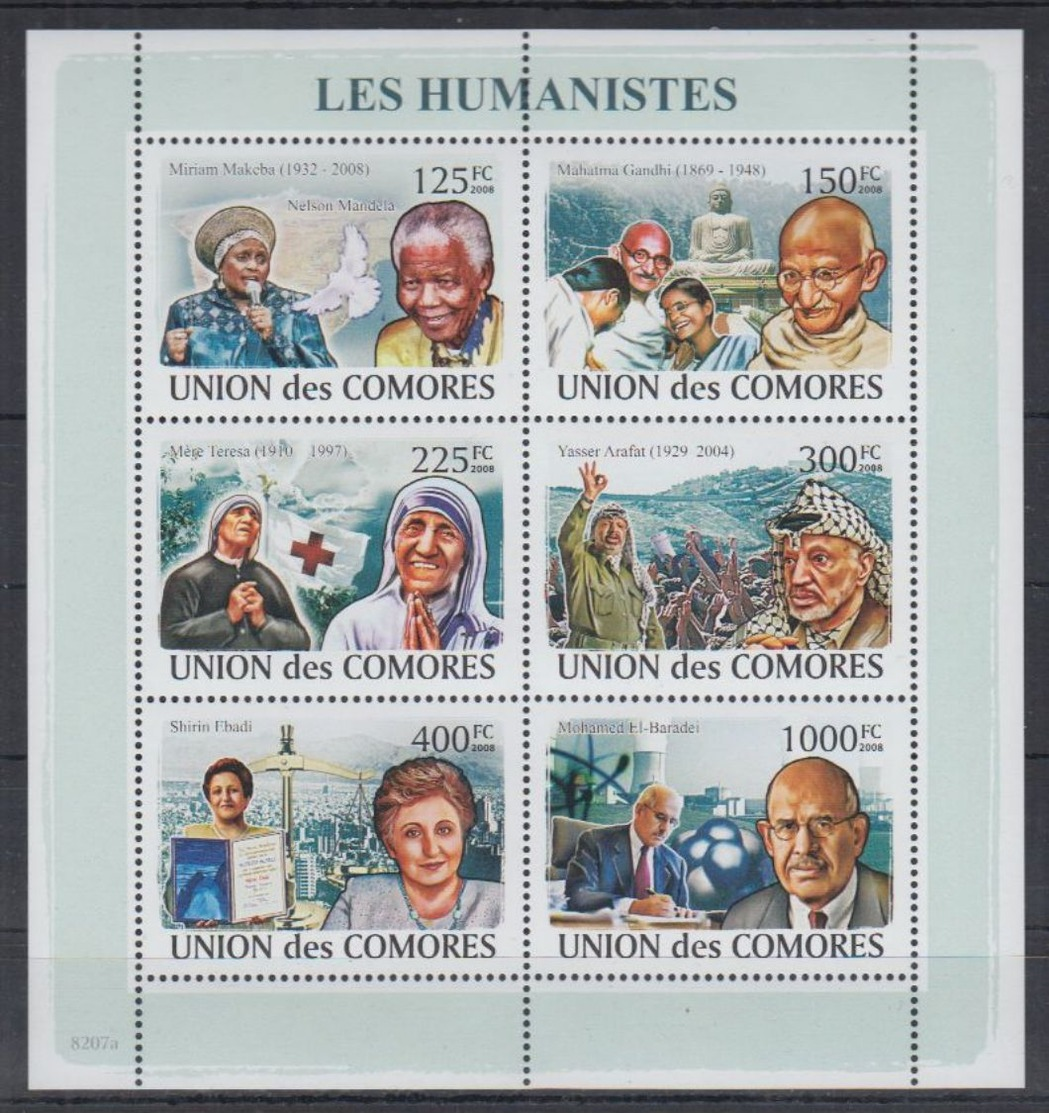 H06. Comores - MNH - Famous People - Other & Unclassified