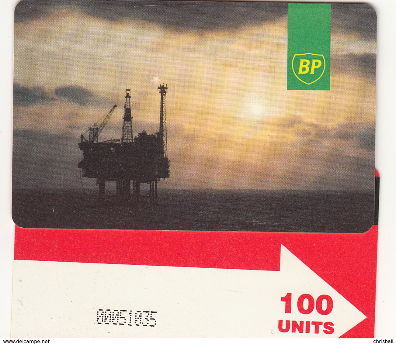 BT  Oil Rig Phonecard - British Petroleum 100unit (IPLS) - Superb Fine Used Condition - [ 2] Erdölplattformen