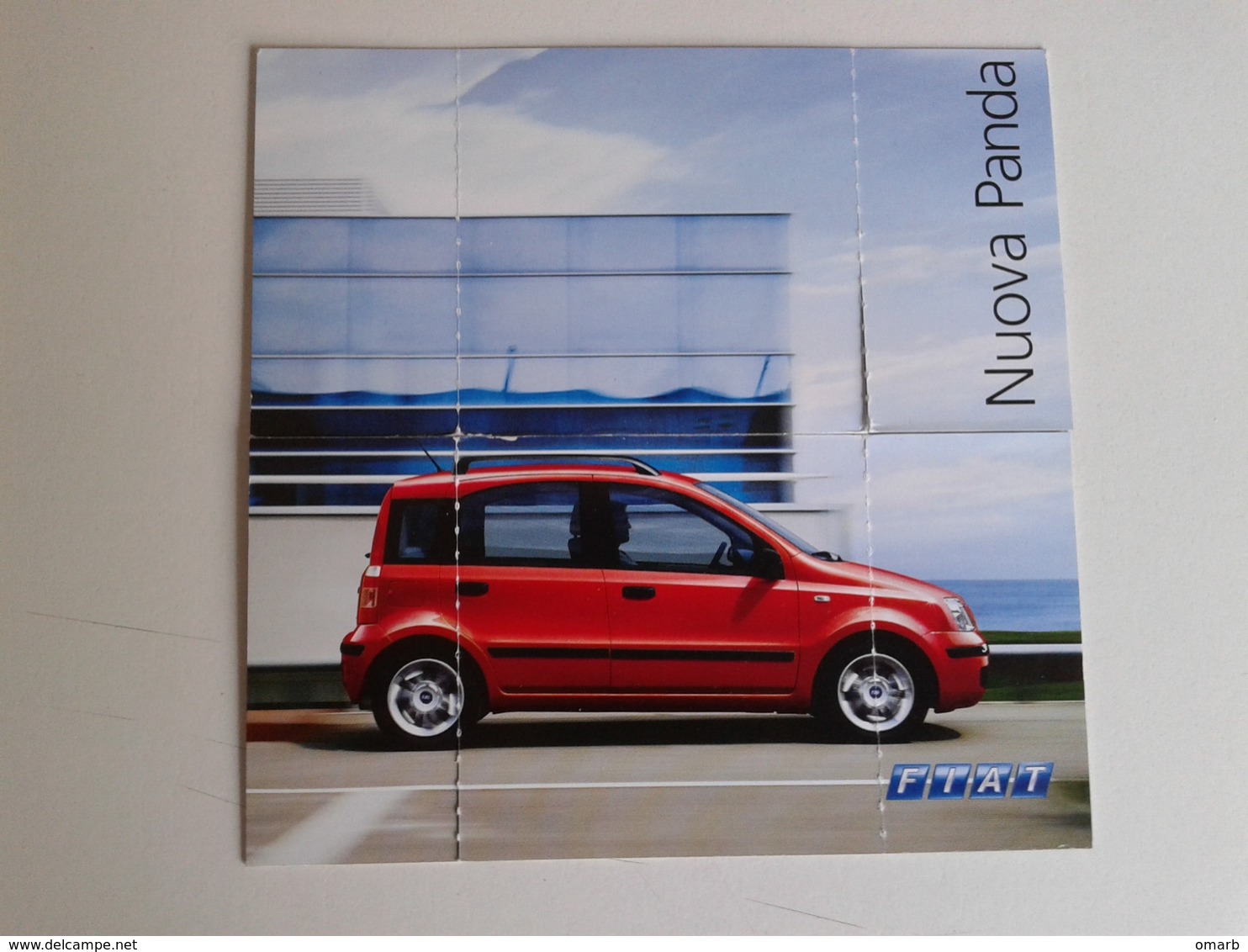 Dep027 Depliant Advertising Fiat Panda Citycar Motore Engine Auto Car Voiture Packaging Design - Voitures