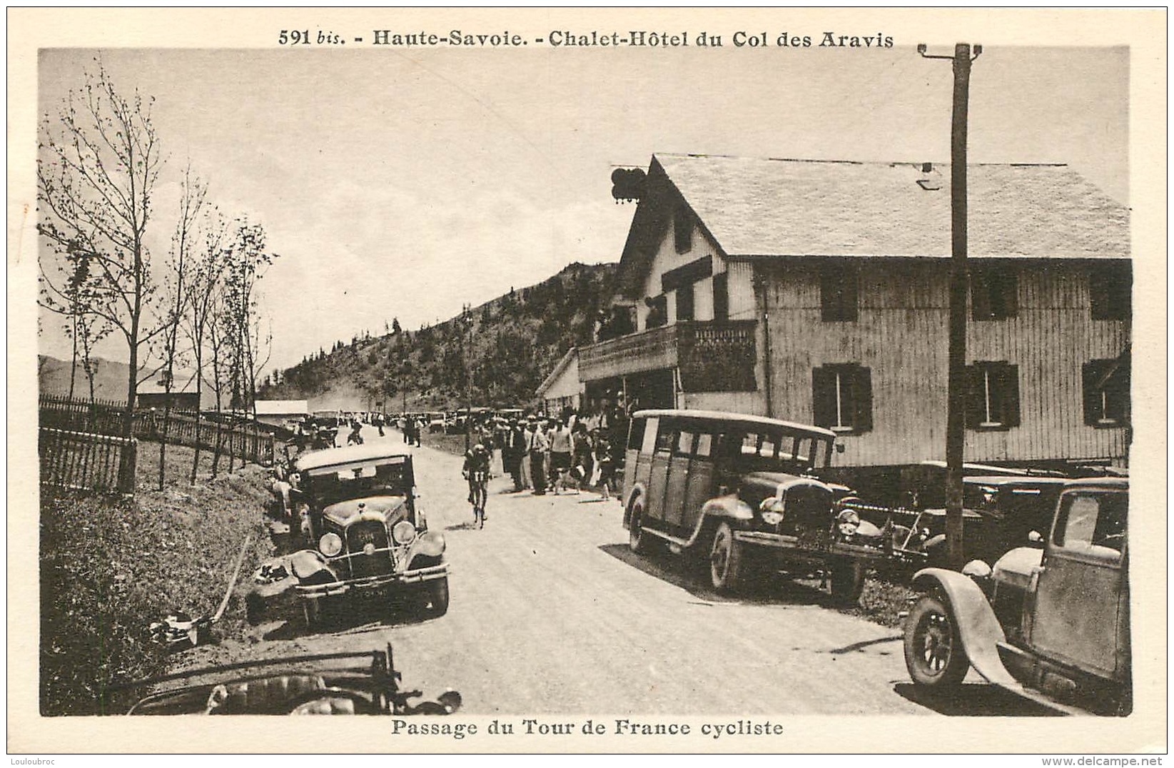 PASSAGE DU TOUR DE FRANCE CYCLISTE AU COL DES ARAVIS - Cyclisme