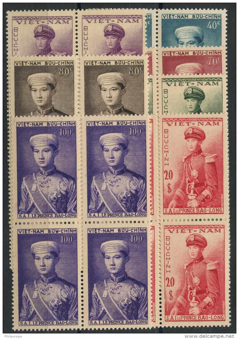 Viet Nam (1954) N 22 A 28 (Luxe) Bloc De 4 - Viêt-Nam