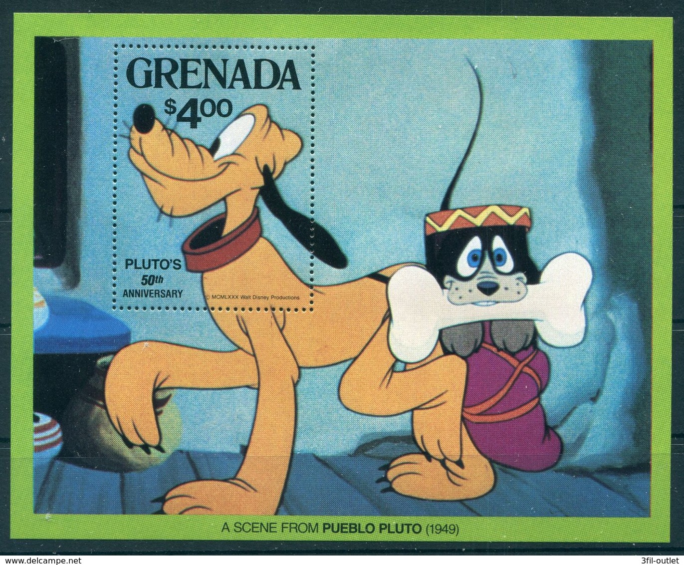 (TV00796)  Disney 1980 Stamps - Disney