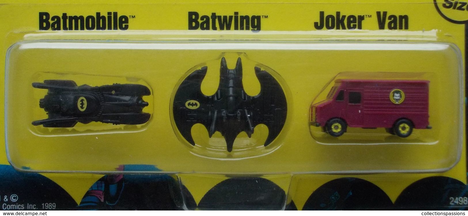 - ERTL - BATMAN - Batmobile. Batwing. Joker Van - 1989 - NEUF - - Beperkte Oplage En Curiosa - Alle Merken