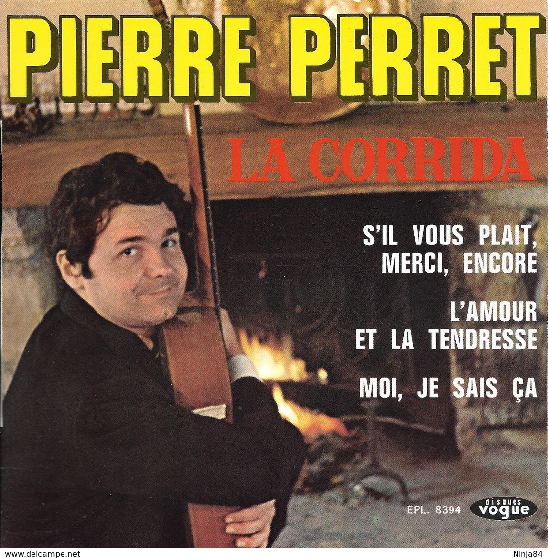 EP 45 RPM (7")  Pierre Perret  "  La Corrida  " - Other - French Music