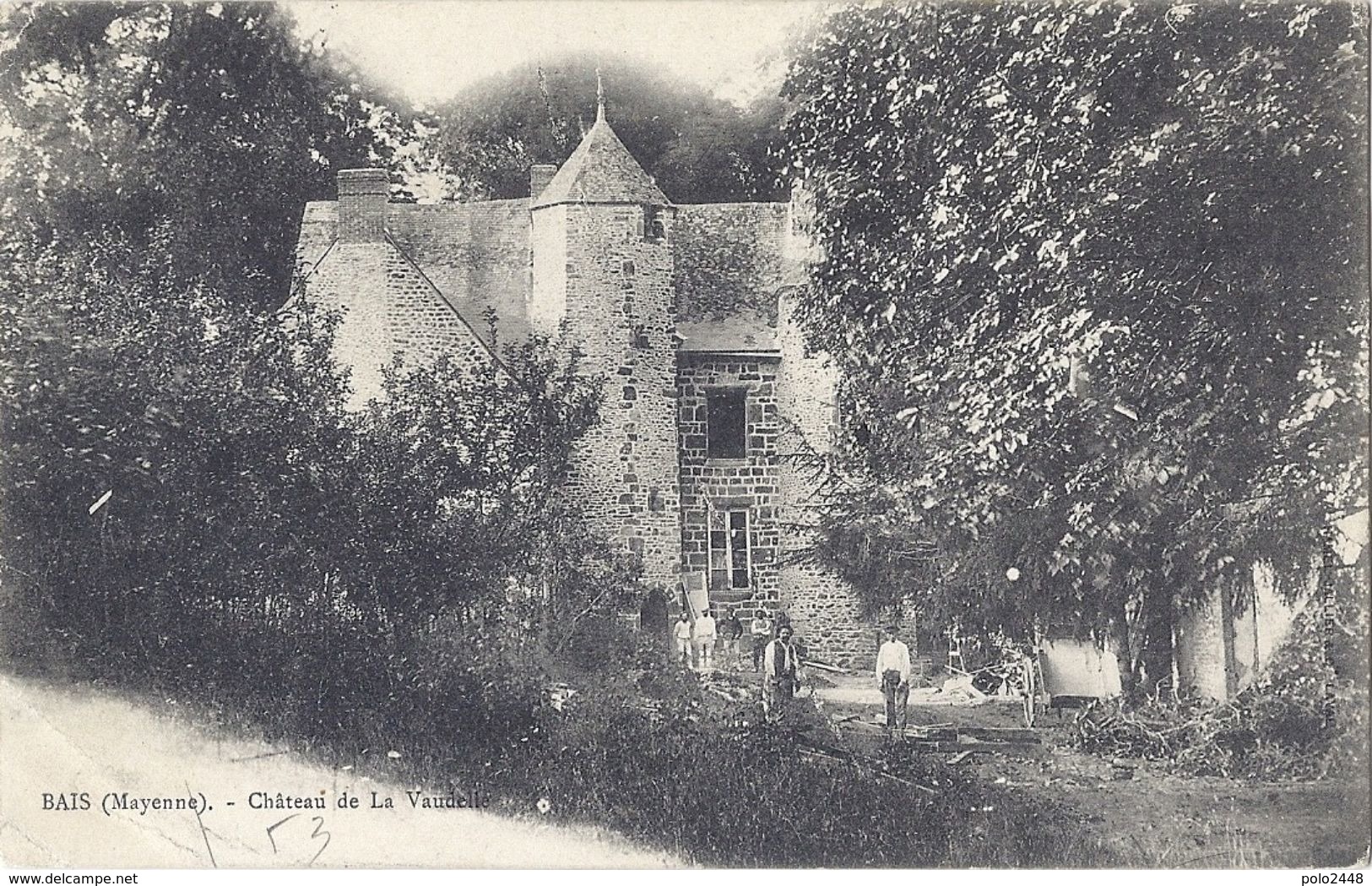 CPA - Bais - Château De La Vaudelle - Bais