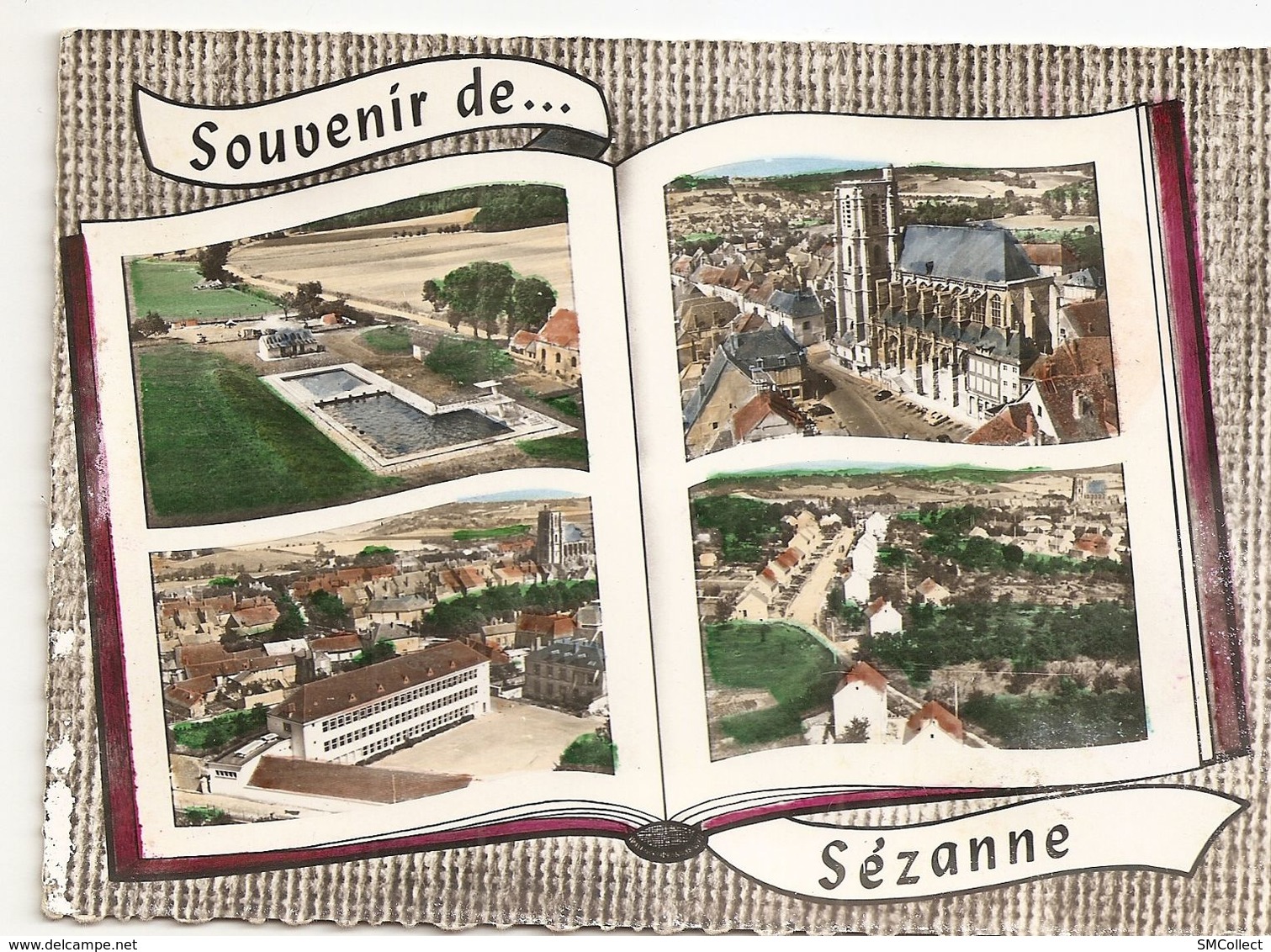 51 Sézanne. Souvenir De Sézanne. CPSM/GF (GF29) - (2) - Sezanne