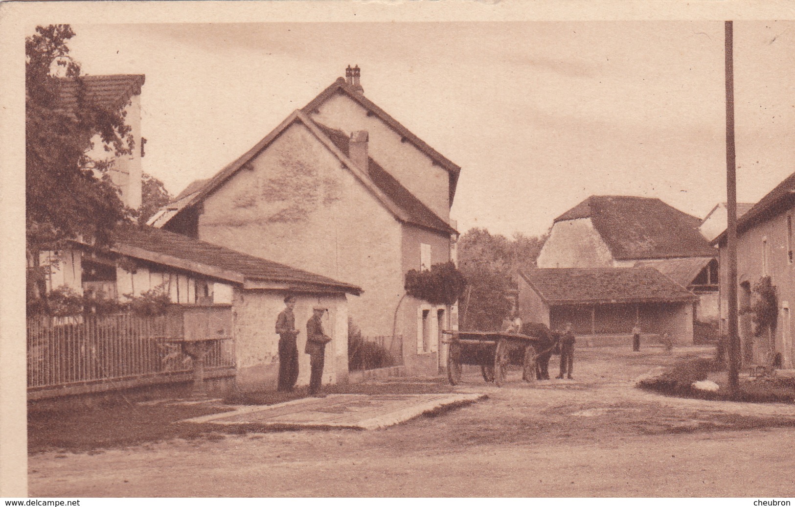 70. CHASSEY LES MONTBOZON. CPA SEPIA. COLONIE DE BELLEVILLE. ANIMATION - Autres & Non Classés