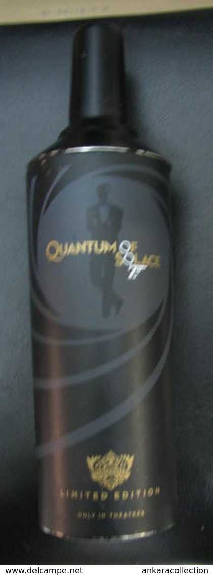AC - QUANTUM OF SOLACE SMIRNOFF JAMES BOND 007 SHAKER EMPTY TIN BOX BLIK LIMITED EDITION FROM TURKEY - Cannettes