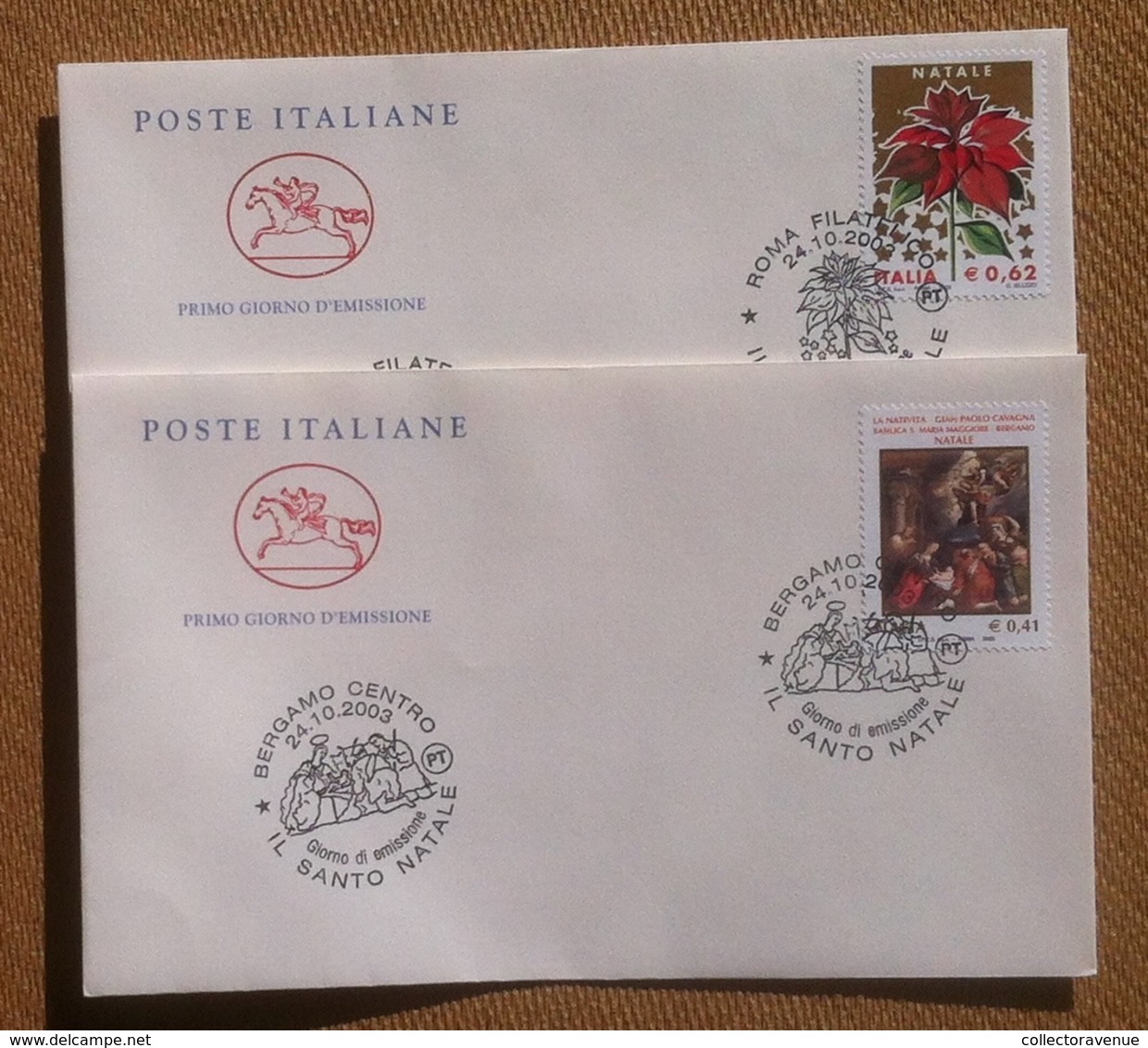 FDC Cavallino - Italia Repubblica 2003 - Il Santo Natale - 2 NVG - Non Classificati