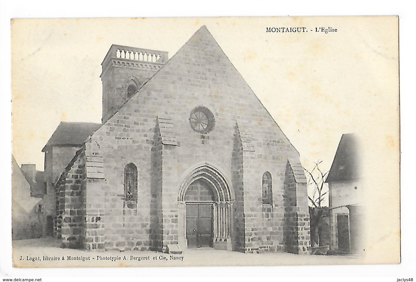 MONTAIGUT  (cpa 63)   L' Eglise -   - L 1 - Montaigut