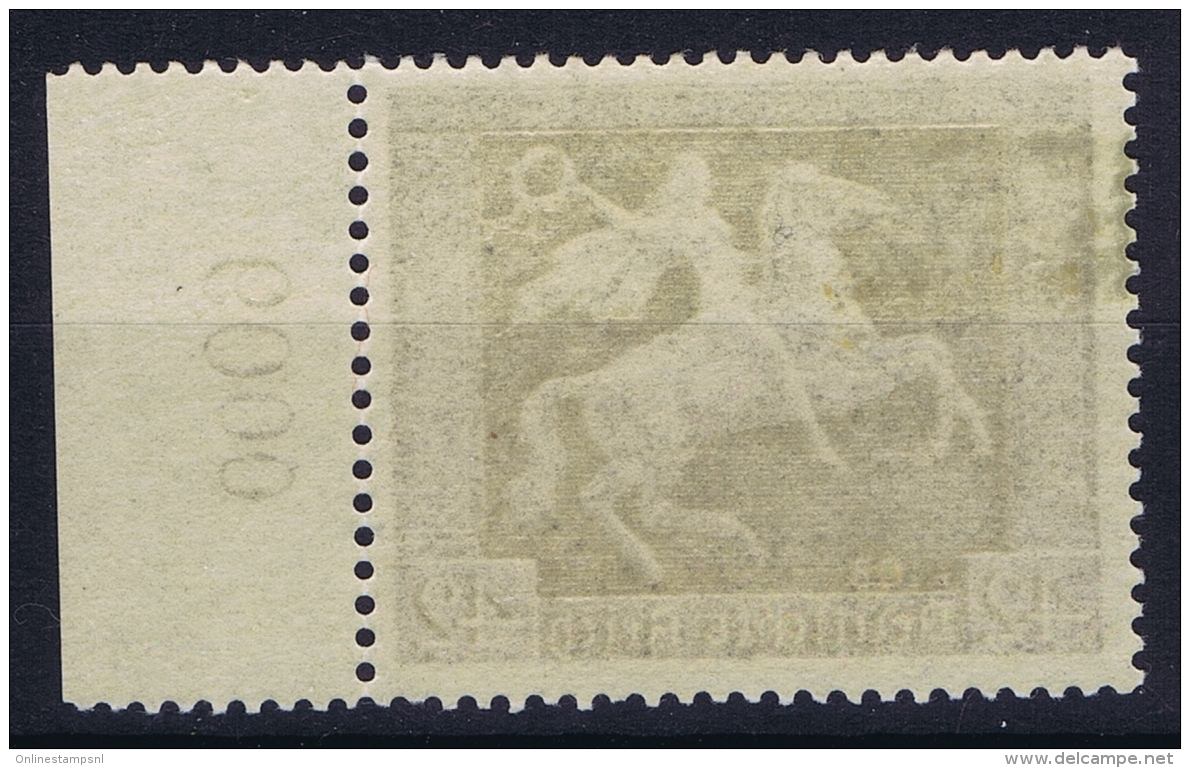 Reich: Mi Nr  671 Y  MNH/**/postfrisch/neuf Sans Charniere Little Bit Coloration Back Top Right - Ungebraucht