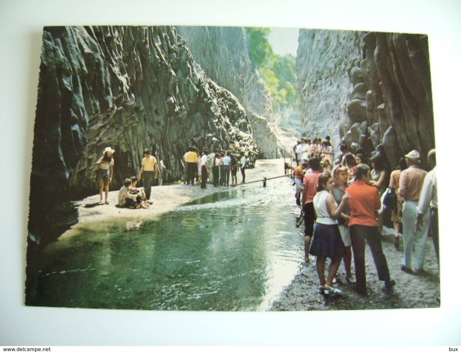 GOLE ALCANTARA à 14 Km. Da TAORMINA  MESSINA   NON  VIAGGIATA COME DA FOTO   IMMAGINE LUCIDA - Messina