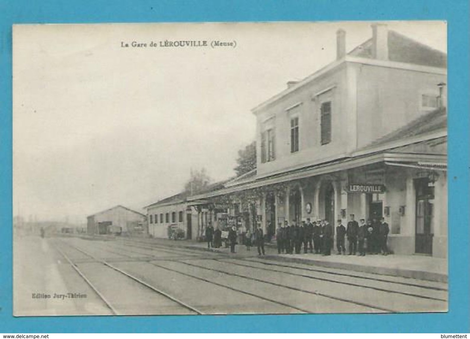 CPA - Chemin De Fer Gare De LEROUVILLE 55 - Lerouville