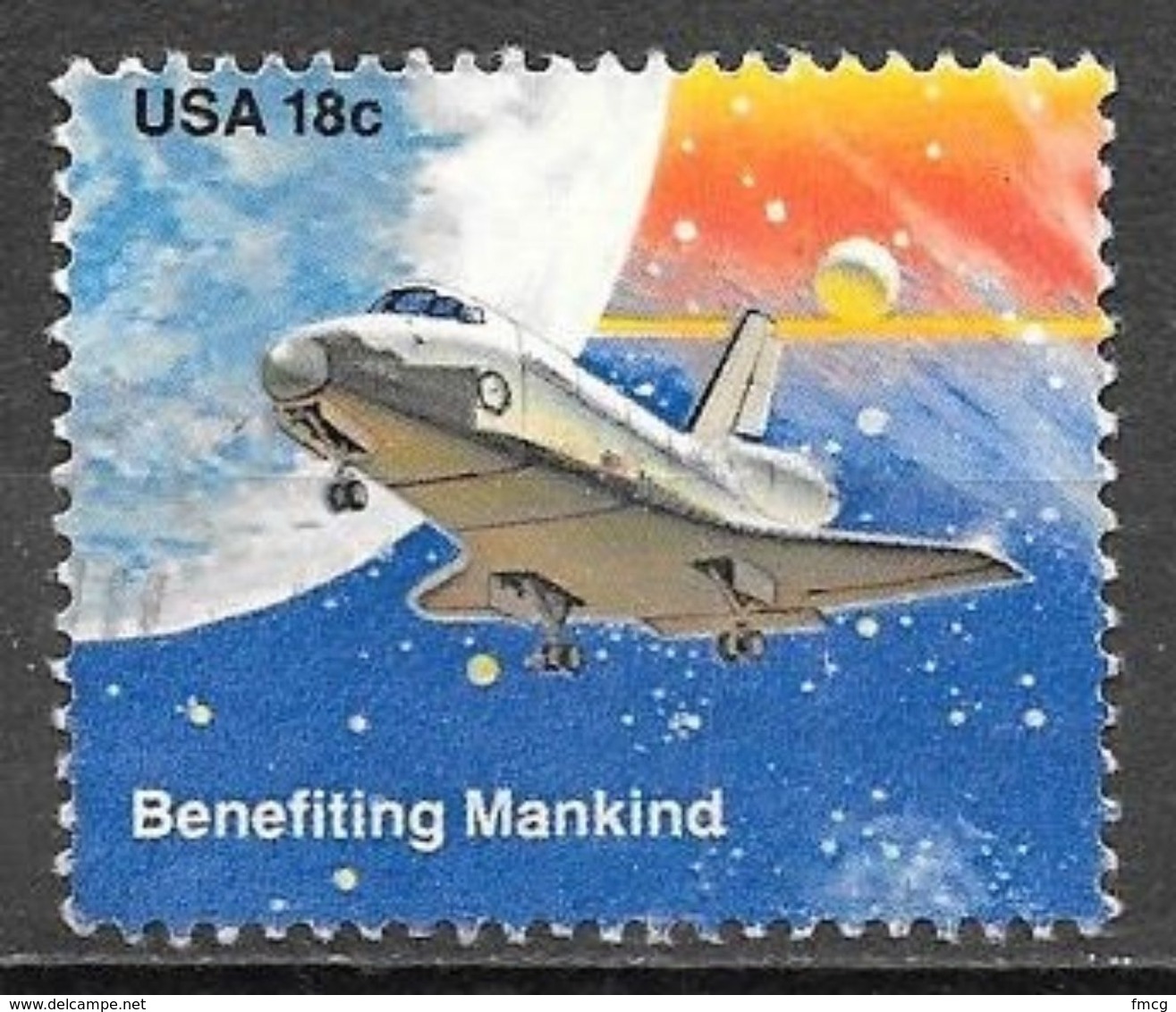 1981 Space Achievements, Space Shuttle, Used - Gebraucht
