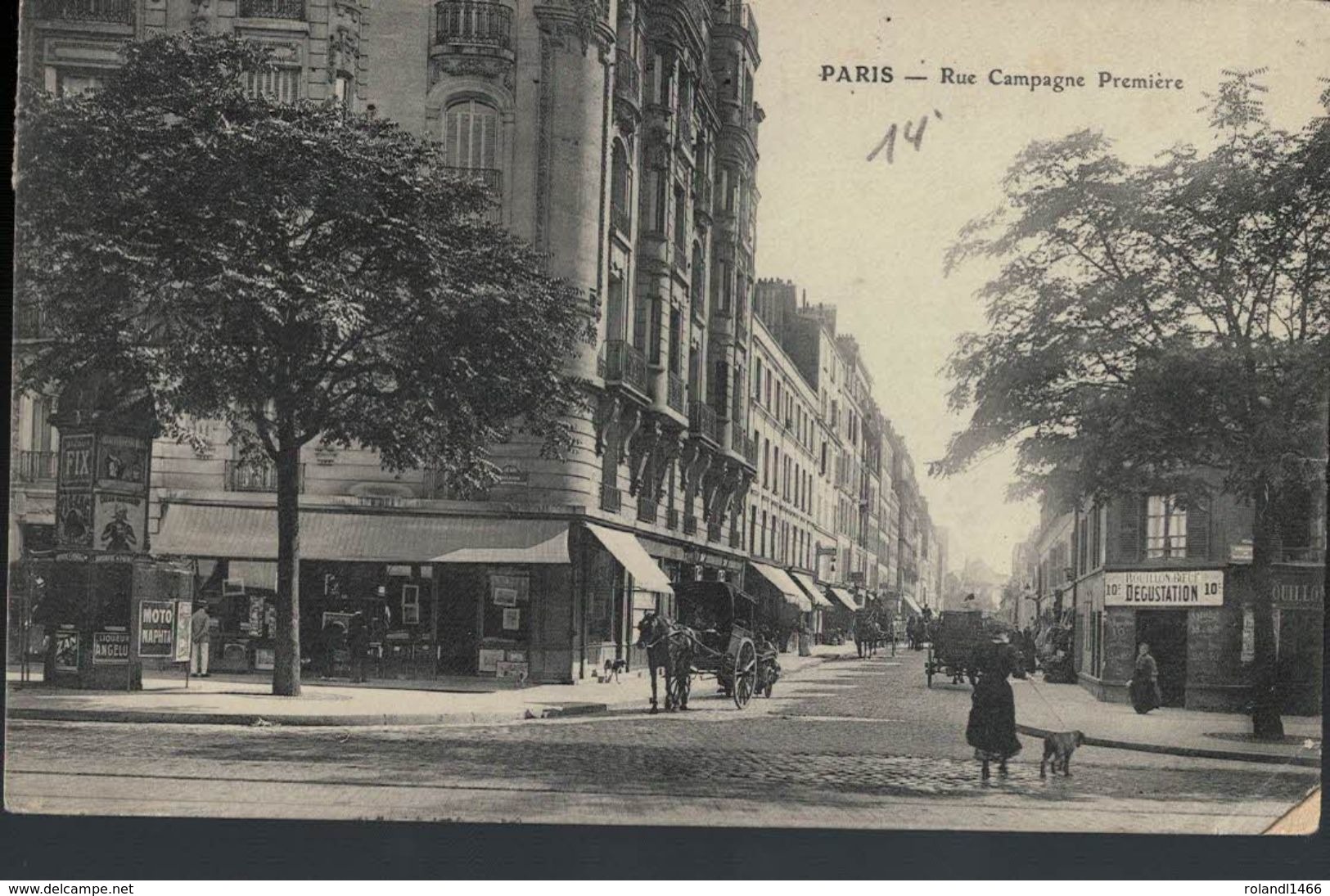 75014  Rue Campagne Première - Arrondissement: 14