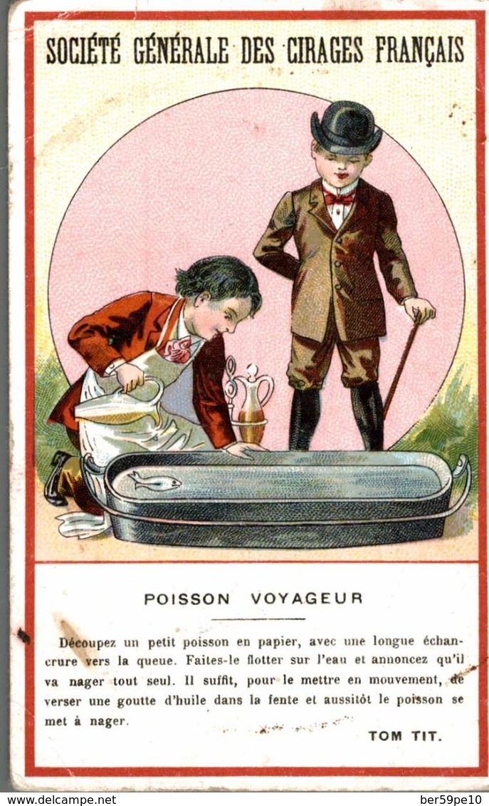 CHROMO SOCIETE DES CIRAGES FRANCAIS POISSON VOYAGEUR - Autres & Non Classés