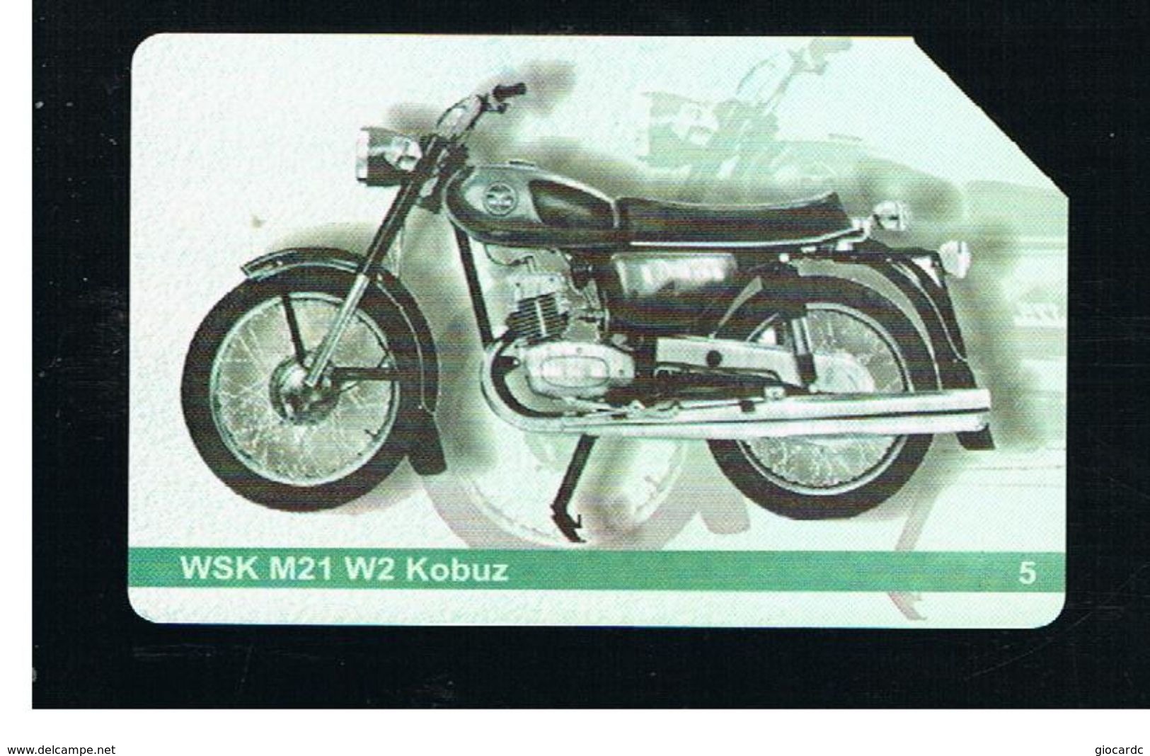 POLONIA (POLAND) - TP  - MOTO: WSK M21 W2 KOBUZ - USED - RIF. 10242 - Moto