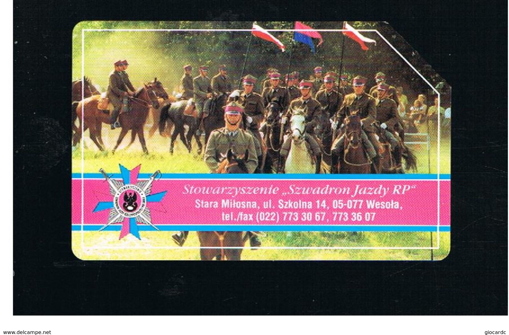 POLONIA (POLAND) - TP  -  MEN ON HORSEBACK   - USED - RIF. 10243 - Armée