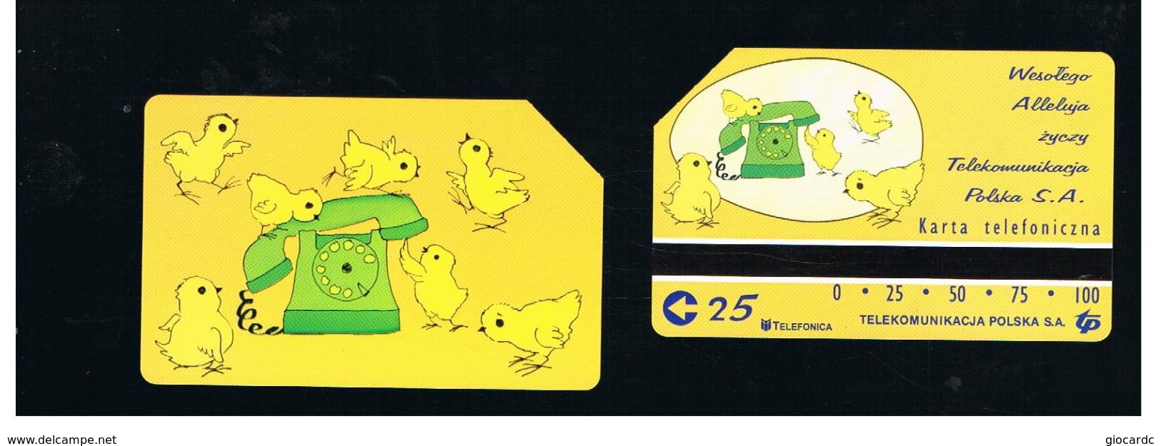 POLONIA (POLAND) - TP  -  ALLELUJA, CHICKS   - USED - RIF. 10249 - Galline & Gallinaceo