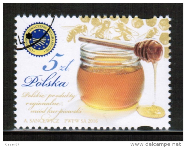 PL 2016 MI 4854 Polish Regional Products Honey USED - Usati