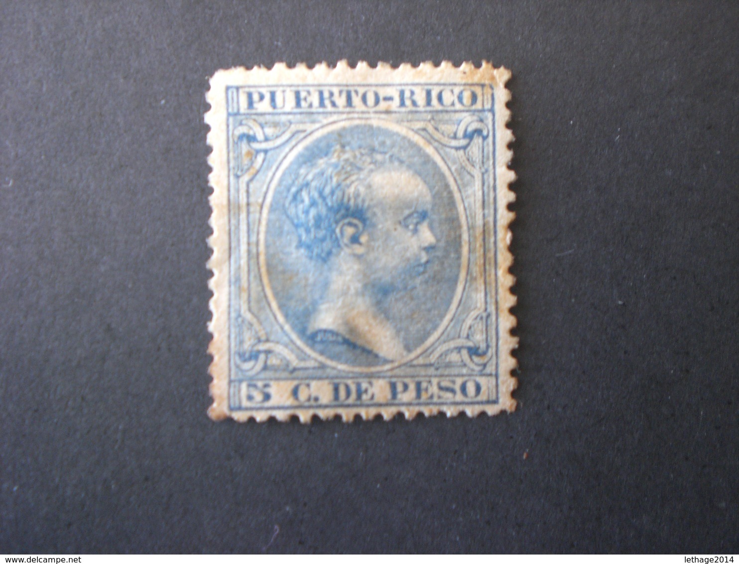 PORTO RICO PUERTO RICO 1897 King Alfonso XII Of Spain MHL - Puerto Rico