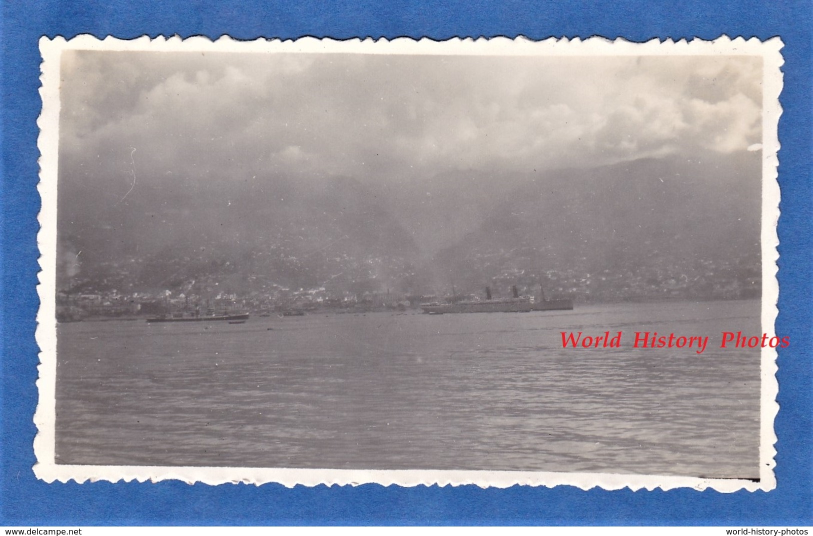 Photo Ancienne - Port à Situer - AFRIQUE / AFRICA - Voir Bateau / Paquebot / Boat - Bateaux