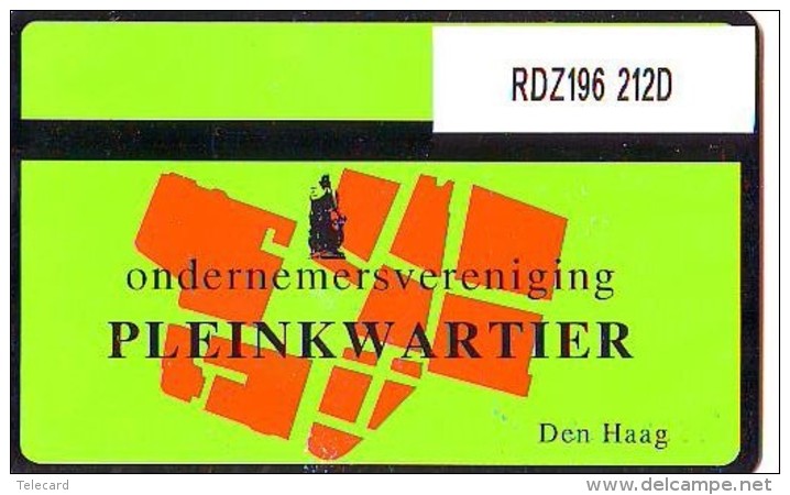 Telefoonkaart  LANDIS&amp;GYR  NEDERLAND * RDZ.196  212d * Pleinkwartier Ondernemersver *  Pays Bas * TK * ONGEBRUIKT *  - Private