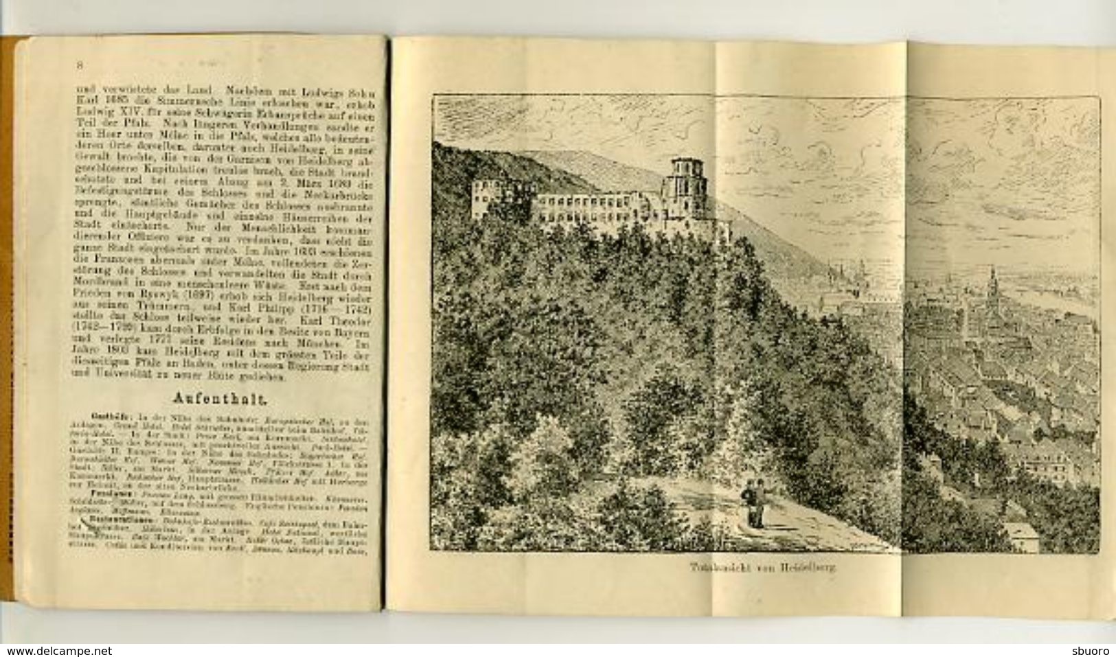 Führer Durch Heidelberg Und Umgebung - XVIII Auflage (1897) - Woerl's Reisehandbücher - Autres & Non Classés