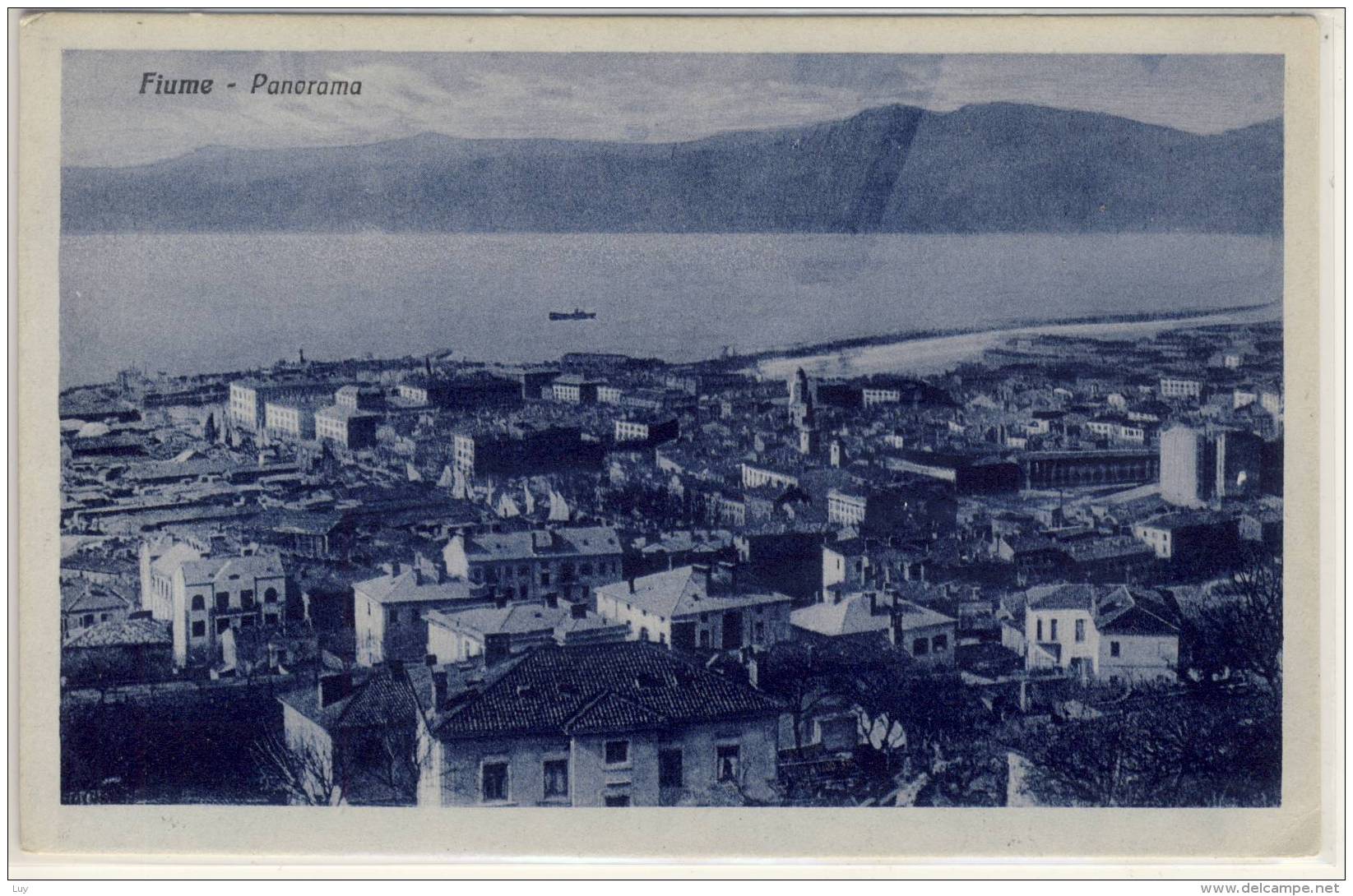 FIUME  RIJEKA  PANORAMA   1919 - Altri & Non Classificati