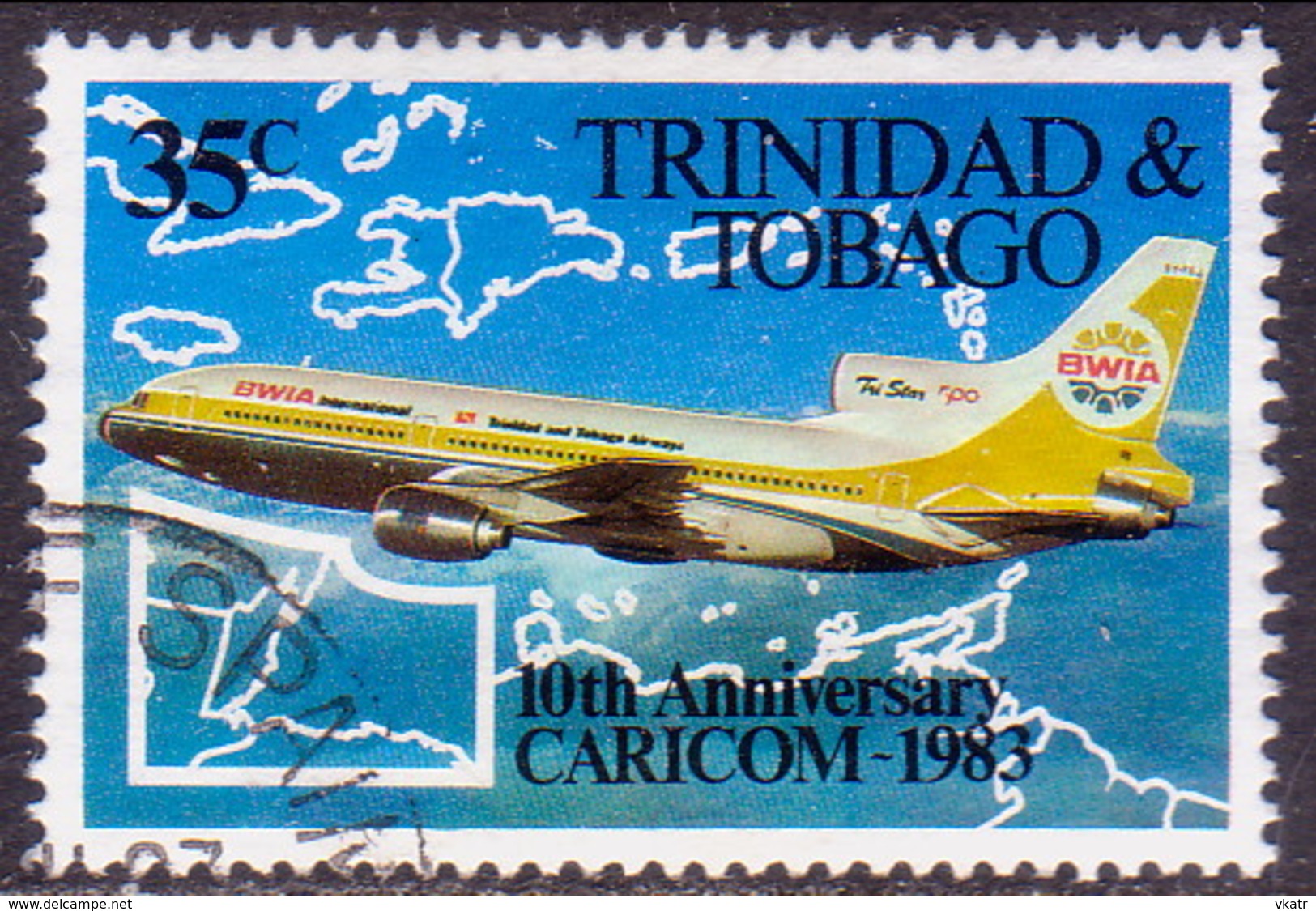 TRINIDAD & TOBAGO 1983 SG #626 35c Used CARICOM - Trinidad & Tobago (1962-...)