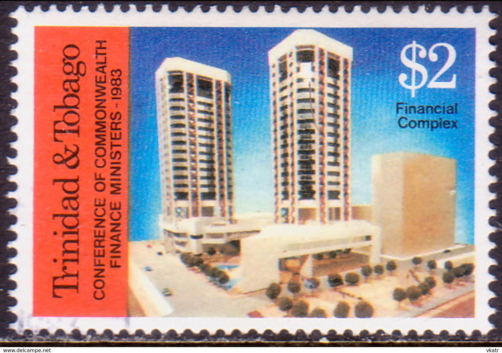 TRINIDAD & TOBAGO 1983 SG #631 $2 Used Conference Of Finance Ministers - Trinidad & Tobago (1962-...)