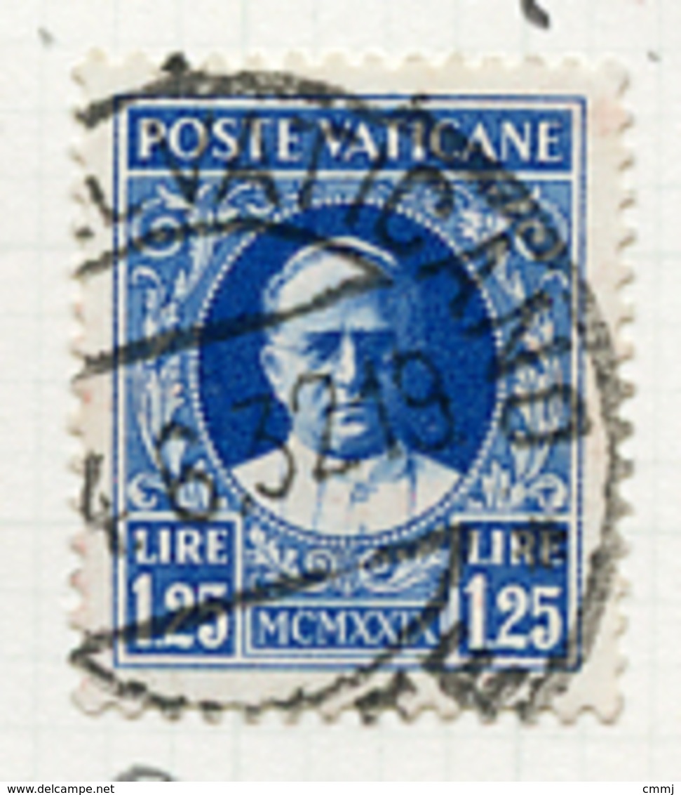 1929 - VATICANO - VATIKAN - Unif.  8 - USED - (VAT.2646 - 12..) - Usados
