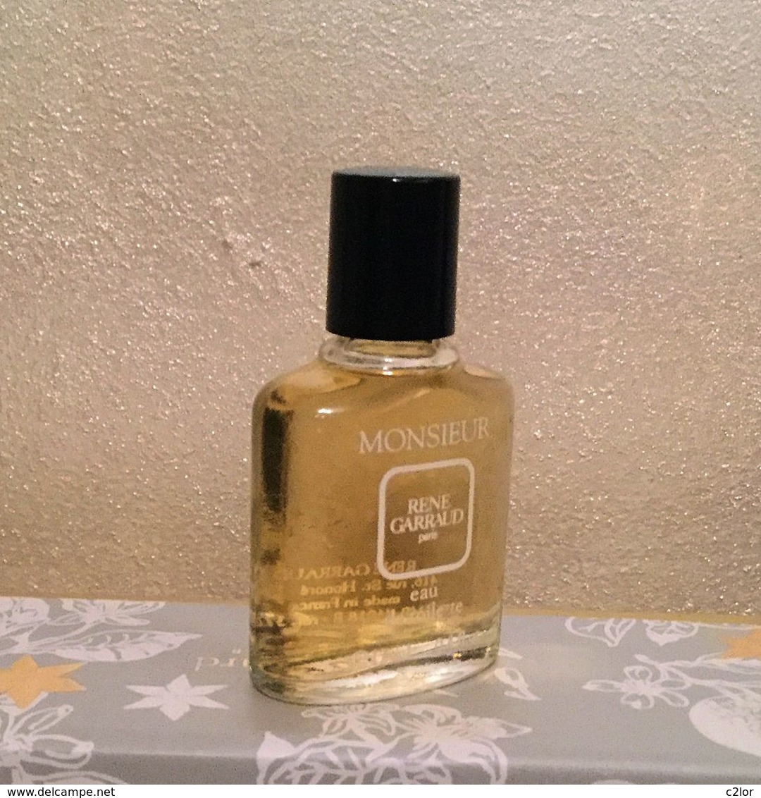 Miniature De Parfum "MONSIEUR" De René GARRAUD Eau De Toilette 12 Ml Sans Boite - Miniatures Hommes (sans Boite)