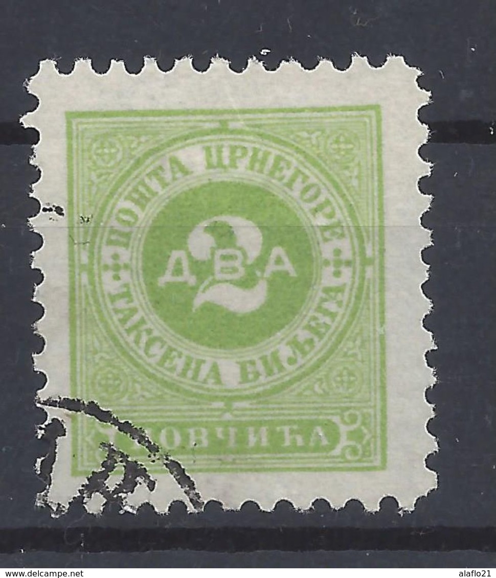 MONTENEGRO - N° Yvert TAXE 2 - OBLITERE - Année 1894 - Montenegro