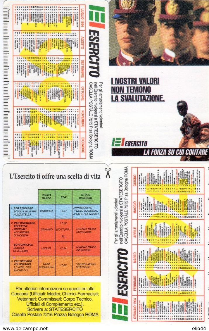 ESERCITO - I Nostri Valori Non Temono La Svalutazione - - Formato Piccolo : 1991-00