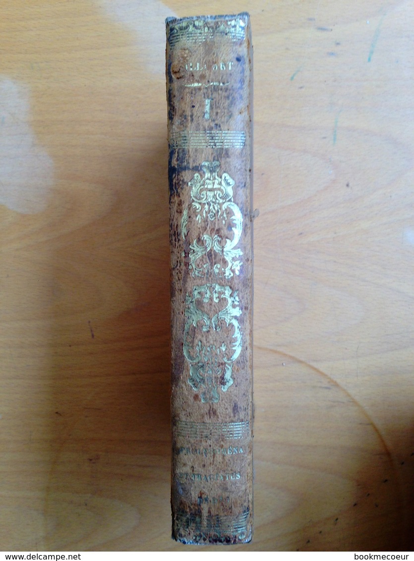 SANCTI THOMAE CURSUS THEOLOGIAE / CAROLI RENATI BILLUART 1827 TOME 1 - Livres Anciens