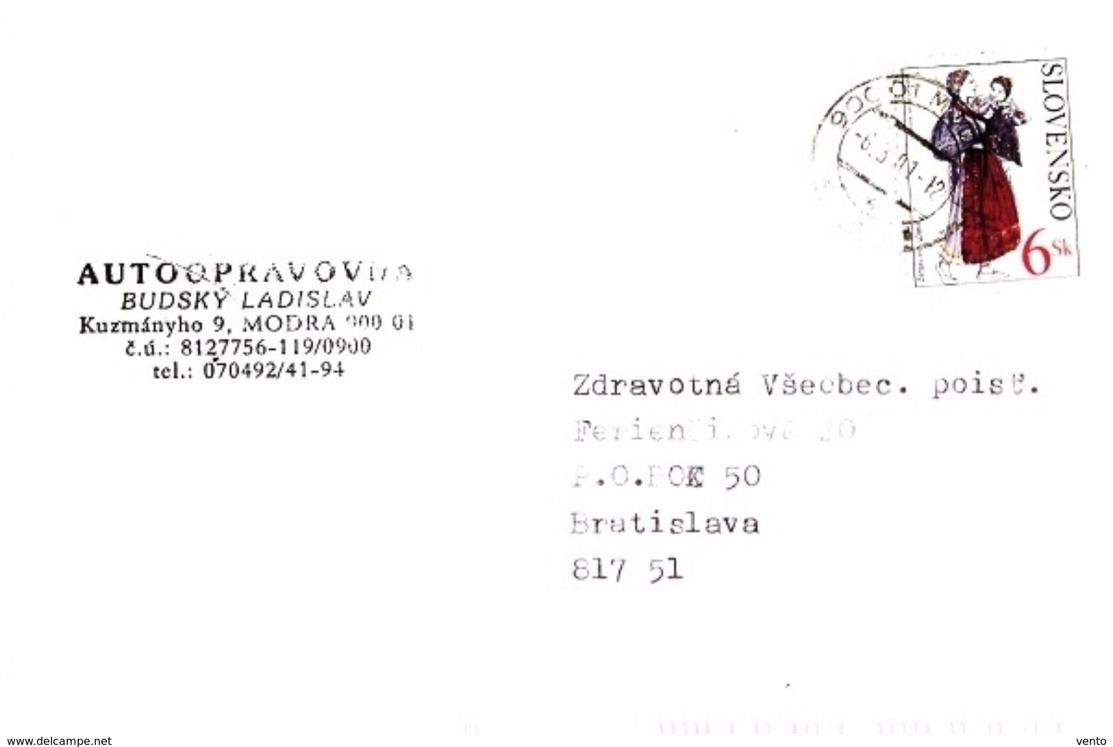 Slovakia Cover ... Ai900 - Lettres & Documents